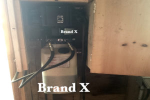 Hydraulic door pump brand X