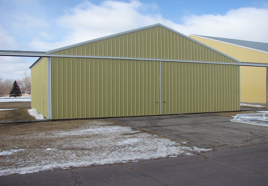 sliding hangar door