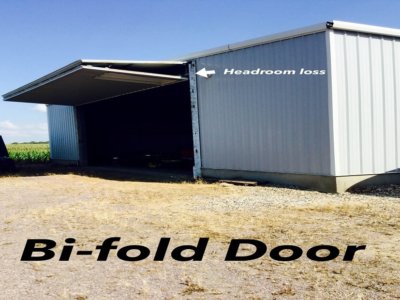 bi fold door headroom loss