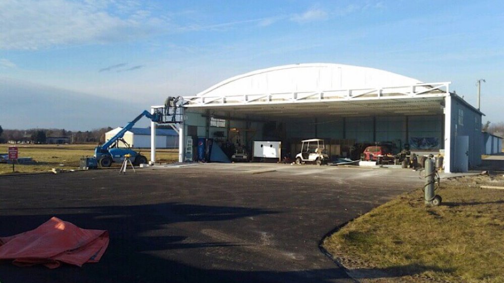Michigan hangar door 1
