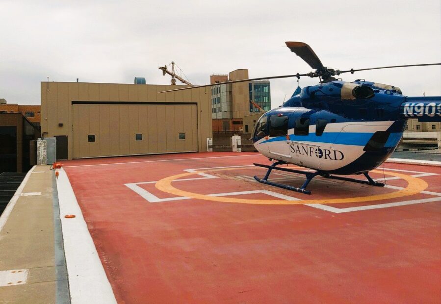 helipad hangar door