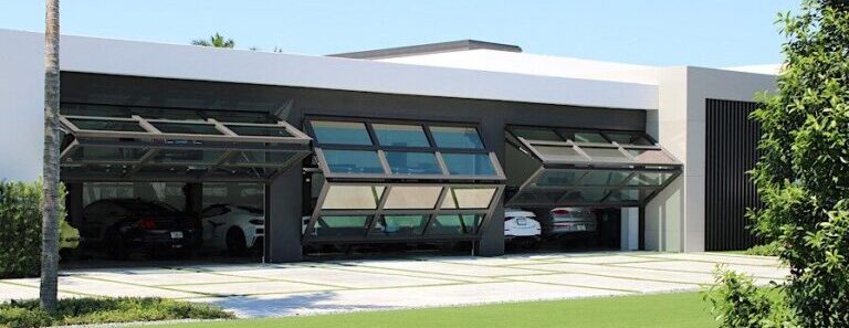 hydraulic bifold-glass door in Boca Raton, Florida